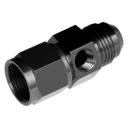 REDHORSE Redhorse R1J-9192042 Female -4 AN to Male -4 AN Pressure Adapter; Black R1J-9192042